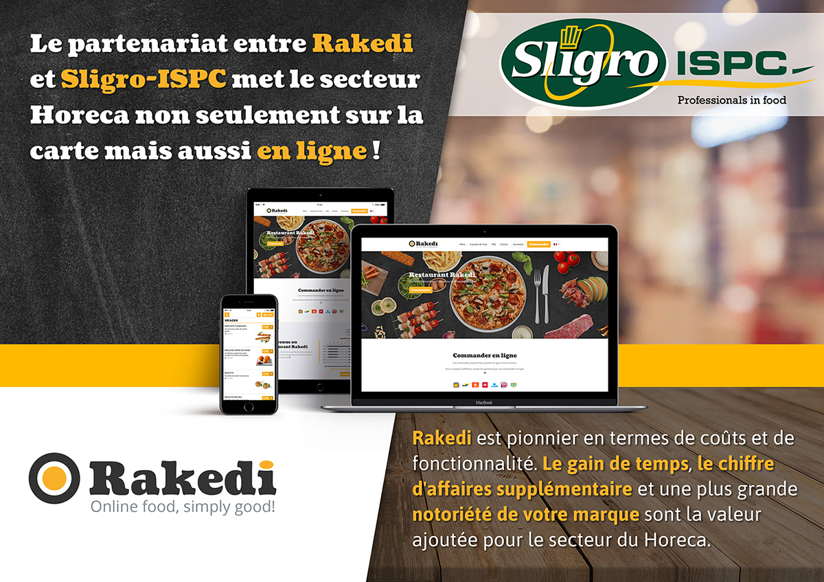 Samenwerking Sligro-ISPC en Rakedi